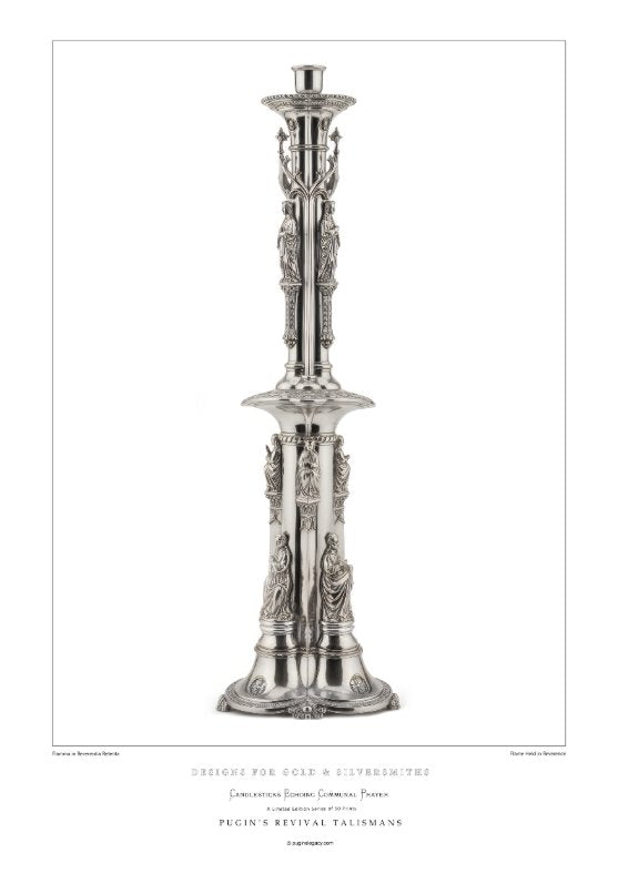 Candlesticks Echoing Communal Prayer