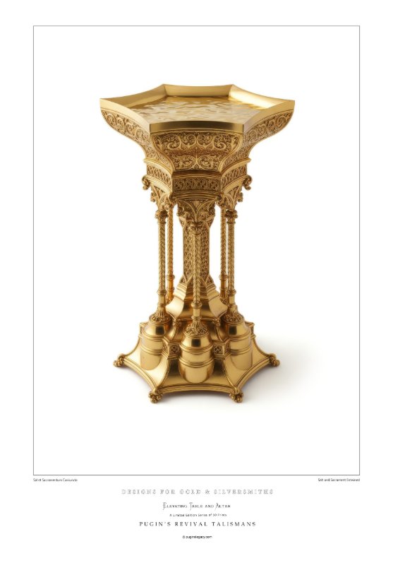 Elevating Table and Altar