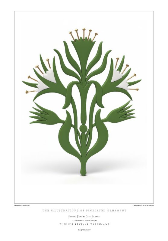 Floral Echo in Cast Silence