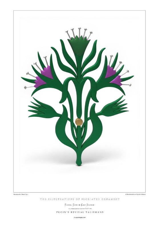 Floral Echo in Cast Silence