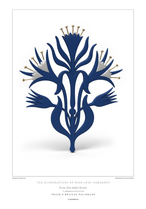 Floral Echo in Cast Silence