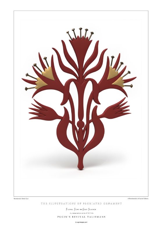 Floral Echo in Cast Silence